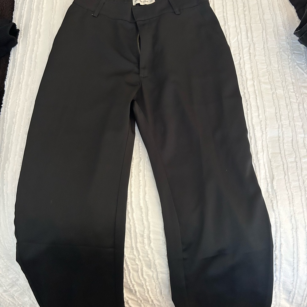 Abercrombie Satin Black Pants
